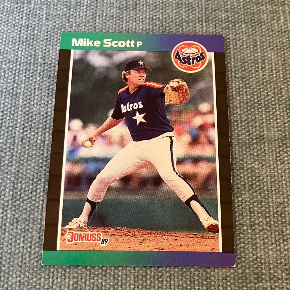 1989 Donruss Houston Astros Baseball Card Trading Card